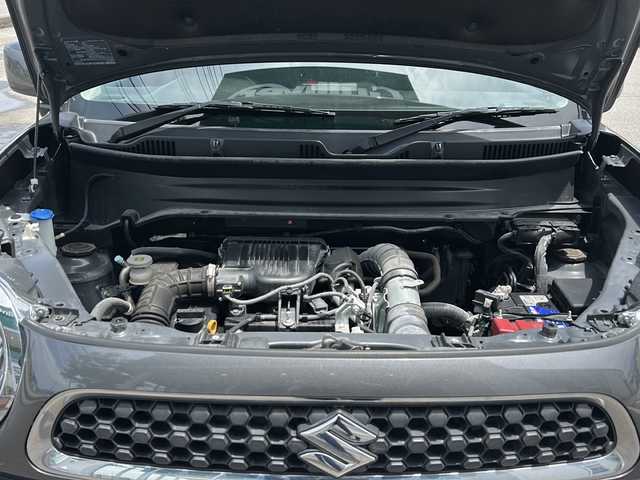 スズキ クロスビー HYBRID MX 富山県 2018(平30)年 3.7万km ミネラルグレーM ４ＷＤ　/ケンウッド７インチナビ(MDV-D207BT)/シートヒーター(D/N)　/スペアキー　/ダウンヒルアシストコントロール　/純正ＥＴＣ　/ドライブレコーダー　/純正アルミホイール　/MTモード付　/取扱説明書　/保証書　/ナビ取扱説明書　