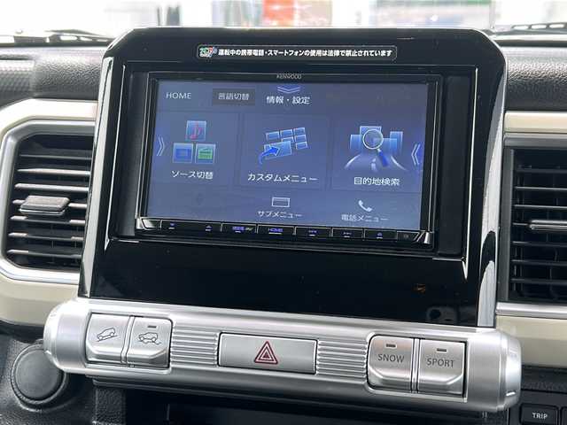 スズキ クロスビー HYBRID MX 富山県 2018(平30)年 3.7万km ミネラルグレーM ４ＷＤ　/ケンウッド７インチナビ(MDV-D207BT)/シートヒーター(D/N)　/スペアキー　/ダウンヒルアシストコントロール　/純正ＥＴＣ　/ドライブレコーダー　/純正アルミホイール　/MTモード付　/取扱説明書　/保証書　/ナビ取扱説明書　