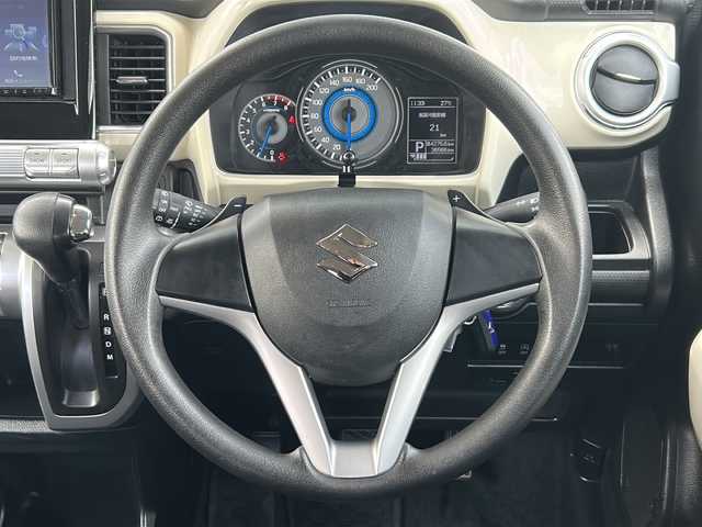 スズキ クロスビー HYBRID MX 富山県 2018(平30)年 3.7万km ミネラルグレーM ４ＷＤ　/ケンウッド７インチナビ(MDV-D207BT)/シートヒーター(D/N)　/スペアキー　/ダウンヒルアシストコントロール　/純正ＥＴＣ　/ドライブレコーダー　/純正アルミホイール　/MTモード付　/取扱説明書　/保証書　/ナビ取扱説明書　