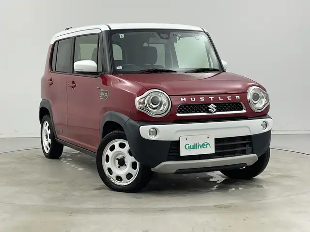 スズキ ハスラー Jスタイル 新潟県 2015(平27)年 5.1万km フェニックスレッドパール/ホワイト2トーンルーフ 衝突軽減ブレーキ/純正ナビ /バックカメラ/Bluetooth/フルセグTV/前席シートヒーター/ビルトインETC/アイドリングストップ/スマートキー/プッシュスタート/HIDヘッドライト/フォグライト/ドライブレコーダー/純正ゴムマット