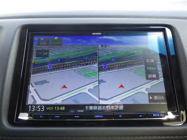 ホンダ ヴェゼル ハイブリッド X ホンダセンシング 千葉県 2016(平28)年 5万km ミスティックグリーンパール ホンダセンシング/●衝突軽減ブレーキ 〈CMBS〉/●歩行者事故低減ステアリング/●ACC 〈アダプティブ・クルーズ・コントロール〉/●LKAS 〈車線維持支援システム〉/●路外逸脱抑制機能/●誤発進抑制機能/●先行車発進お知らせ機能/●標識認識機能/社外ナビ/・CD/DVD/・Bluetooth/・フルセグTV/後席モニター（LZ-900）/ETC/ドライブレコーダー/革巻きステアリング/パドルシフト/電動パーキングブレーキ/ブレーキホールド/LEDヘッドランプ/フォグランプ/オートライト/スマートキー＆プッシュスタート/電動格納ミラー/純正16インチAW/純正フロアマット/ドアバイザー/W/サイド/カーテンエアバッグ