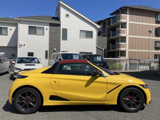 ホンダ Ｓ６６０ モデューロX 兵庫県 2021(令3)年 2.7万km カーニバルイエローⅡ ワンオーナー/純正メモリナビ/・TV/AM/FM/BT/ドラレコ/ＥＴＣ２．０/バックモニター/アイドリングストップ/クルーズコントロール/ＬＥＤフォグランプ/シートヒーター/レーダー探知機/本革巻ステアリング/衝突軽減ブレーキ/プッシュスタート/ABS/コーナーセンサー（後ろ）/サンルーフ/取扱説明書/保証書