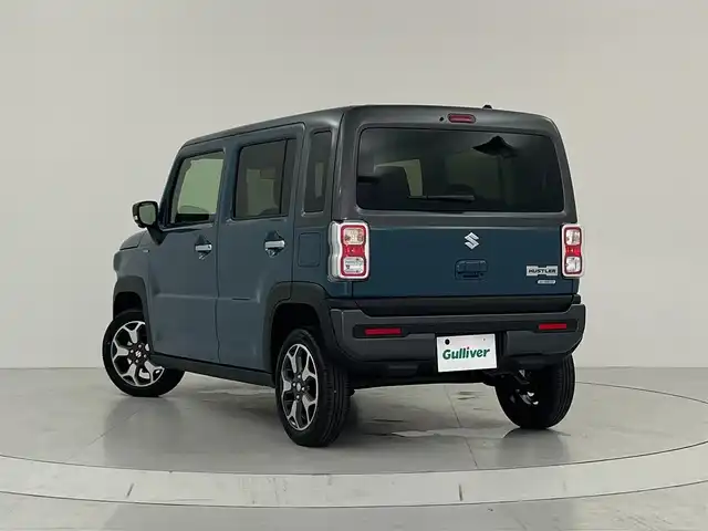 スズキ ハスラー HYBRID X 大阪府 2025(令7)年 0.1千km デニムブルー ガンメタリック 2トーン デュアルセンサーブレーキサポート/純正ナビ（Bluetooth/CD/DVD/AM/FM）/フルセグTV/アラウンドビューモニター/レーダークルーズコントロール/LEDヘッドライト/フォグランプ/シートヒーター/純正15インチアルミホイール/クリアランスソナー/コーナーセンサー/スマートキー