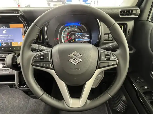 スズキ ハスラー HYBRID X 大阪府 2025(令7)年 0.1千km デニムブルー ガンメタリック 2トーン デュアルセンサーブレーキサポート/純正ナビ（Bluetooth/CD/DVD/AM/FM）/フルセグTV/アラウンドビューモニター/レーダークルーズコントロール/LEDヘッドライト/フォグランプ/シートヒーター/純正15インチアルミホイール/クリアランスソナー/コーナーセンサー/スマートキー