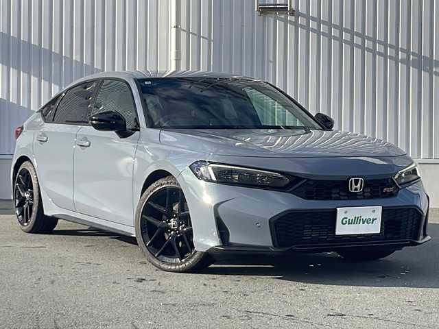 ホンダ シビック RS 三重県 2024(令6)年 1.3万km ソニックグレーパール 純正ナビ/バックカメラ/BSM/ビルトインETC2.0/ワイヤレス充電器/パワーシート/シートヒーター/タイプC給電/コーナーセンサー/レーダークルーズコントロール/レーンキープアシスト/革巻きステアリング/ステアリングスイッチ/電動格納ミラー/禁煙車
