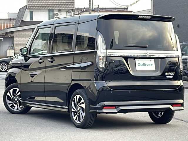 スズキ ソリオ バンディット HV MV 道北・旭川 2023(令5)年 2.1万km スーパーブラックパール /4WD//禁煙車//社外メモリナビ /CD/BT/SD//両側パワースライドドア//バックカメラ//シートヒーター//ミラーヒーター//オートハイビーム//オートライト//レーンキープ//ACC//アイドリングストップ//コーナーセンサー//HUD//LEDヘッドライト//フォグランプ//ETC//オートミラー//サーキュレーター//サンシェード//フロアマット//保証書//取説