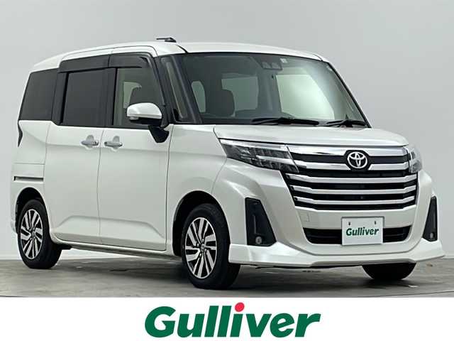 トヨタ ルーミー カスタムG 大阪府 2022(令4)年 3.9万km パールホワイトⅢ 純正9インチナビ/【BT/フルセグTV/DVD]/全方位カメラ/ETC/両側パワースライドドア/衝突被害軽減システム/レーンキープアシスト/クルーズコントロール追従/コーナーセンサー前後/アイドリングストップ/オートライト/HOLD/サンシェード/純正14インチAW/純正フロアマット/スペアキー