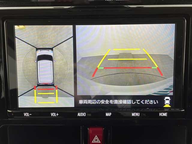 トヨタ ルーミー カスタムG 大阪府 2022(令4)年 3.9万km パールホワイトⅢ 純正9インチナビ/【BT/フルセグTV/DVD]/全方位カメラ/ETC/両側パワースライドドア/衝突被害軽減システム/レーンキープアシスト/クルーズコントロール追従/コーナーセンサー前後/アイドリングストップ/オートライト/HOLD/サンシェード/純正14インチAW/純正フロアマット/スペアキー