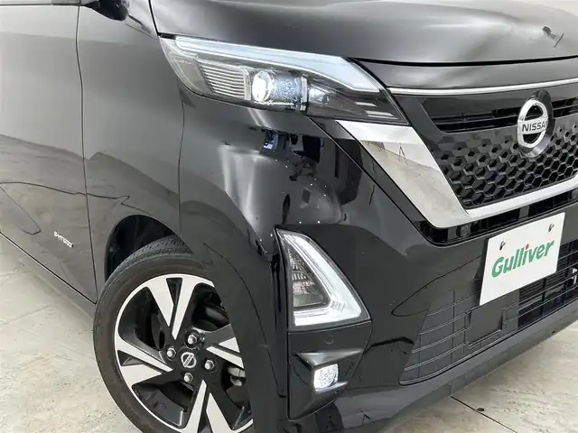 日産 ルークス HWS Gターボ プロパイロットED 福岡県 2020(令2)年 4万km ブラック 純正９型ナビ/フルセグTV　/全方位カメラ　/ＥＴＣ　/前方ドライブレコーダー　/インテリジェントクルコン　/プロパイロット　/コーナーセンサー　/エマージェンシーブレーキ　/レーンキープ　/両側電動スライドドア　/純正１５インチＡＷ　/ＬＥＤヘッドライト