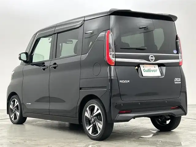 日産 ルークス HWS Gターボ プロパイロットED 福岡県 2020(令2)年 4万km ブラック 純正９型ナビ/フルセグTV　/全方位カメラ　/ＥＴＣ　/前方ドライブレコーダー　/インテリジェントクルコン　/プロパイロット　/コーナーセンサー　/エマージェンシーブレーキ　/レーンキープ　/両側電動スライドドア　/純正１５インチＡＷ　/ＬＥＤヘッドライト