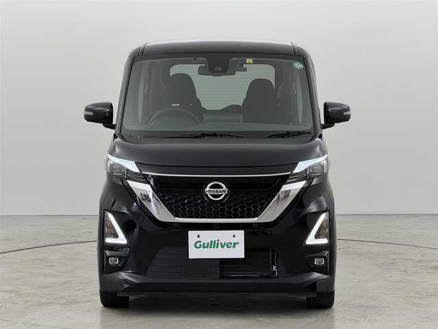 日産 ルークス HWS Gターボ プロパイロットED 福岡県 2020(令2)年 4万km ブラック 純正９型ナビ/フルセグTV　/全方位カメラ　/ＥＴＣ　/前方ドライブレコーダー　/インテリジェントクルコン　/プロパイロット　/コーナーセンサー　/エマージェンシーブレーキ　/レーンキープ　/両側電動スライドドア　/純正１５インチＡＷ　/ＬＥＤヘッドライト
