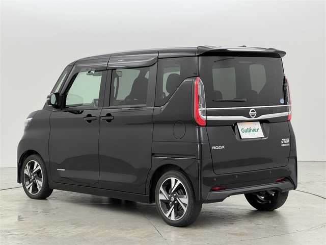 日産 ルークス HWS Gターボ プロパイロットED 福岡県 2020(令2)年 4万km ブラック 純正９型ナビ/フルセグTV　/全方位カメラ　/ＥＴＣ　/前方ドライブレコーダー　/インテリジェントクルコン　/プロパイロット　/コーナーセンサー　/エマージェンシーブレーキ　/レーンキープ　/両側電動スライドドア　/純正１５インチＡＷ　/ＬＥＤヘッドライト