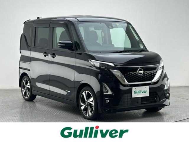 日産 ルークス HWS Gターボ プロパイロットED 兵庫県 2020(令2)年 4万km ブラック 純正９型ナビ/フルセグTV　/全方位カメラ　/ＥＴＣ　/前方ドライブレコーダー　/インテリジェントクルコン　/プロパイロット　/コーナーセンサー　/エマージェンシーブレーキ　/レーンキープ　/両側電動スライドドア　/純正１５インチＡＷ　/ＬＥＤヘッドライト