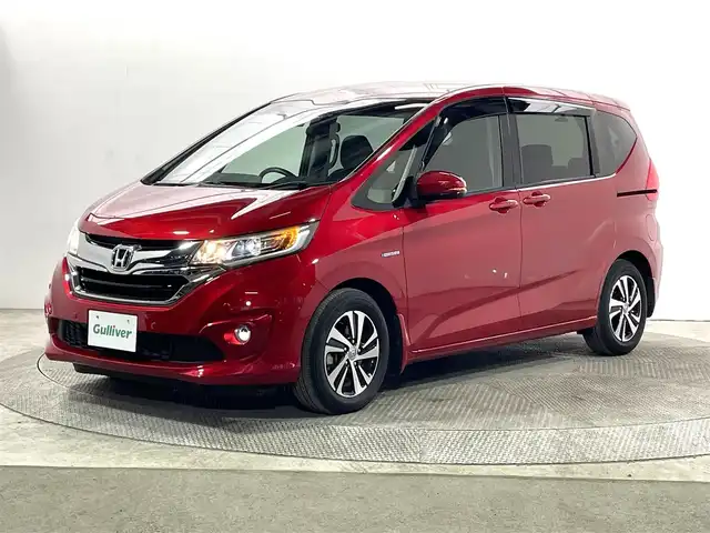 ホンダ フリード ハイブリット G センシング 大阪府 2018(平30)年 4.7万km プレミアムクリスタルレッドM 純正ナビ(フルセグ/DVD再生/Bluetooth) バックカメラ ETC 両側パワースライドドア 衝突軽減 レーダークルコン クリアランスソナー ハーフレザー 前後ドラレコ プッシュスタート