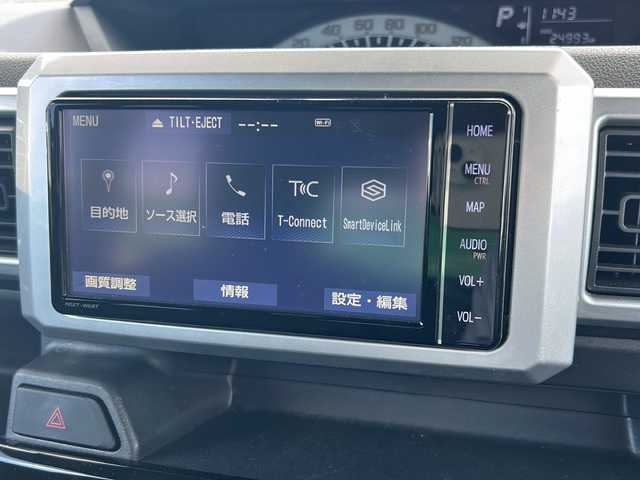 トヨタ ピクシスメガ L SAⅢ 徳島県 2022(令4)年 2.5万km ブラックマイカメタリック 純正ナビ　NSZT-W68T/(AM.FM.CD.DVD.フルセグ.BT)/両側パワースライドドア/前方ドライブレコーダー/ＥＴＣ/ＬＥＤヘッドライト/スマートアシストIII/・衝突回避・軽減ブレーキ/・オートハイビーム/・誤発進抑制機能/・車線逸脱警報/・先行車発進お知らせ機能/純正アルミホイール/オートエアコン/スマートキー/アイドリングストップ
