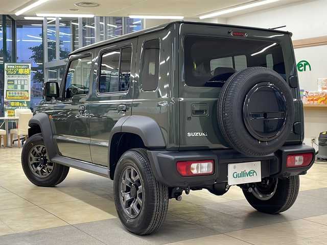 スズキ ジムニー ノマド FC 道央・札幌 2025(令7)年 0.1万km未満 緑 ・ワンオーナー/・4WD/・衝突被害軽減ブレーキ/・車線逸脱警報/・アダプティブクルーズコントロール/・アイドリングストップ/・パーキングセンサー/・横滑り防止/・前席シートヒーター/・LEDヘッドライト/・フロントフォグ/・リヤフォグ/・プッシュスタート/・スマートキー/・電格ミラー