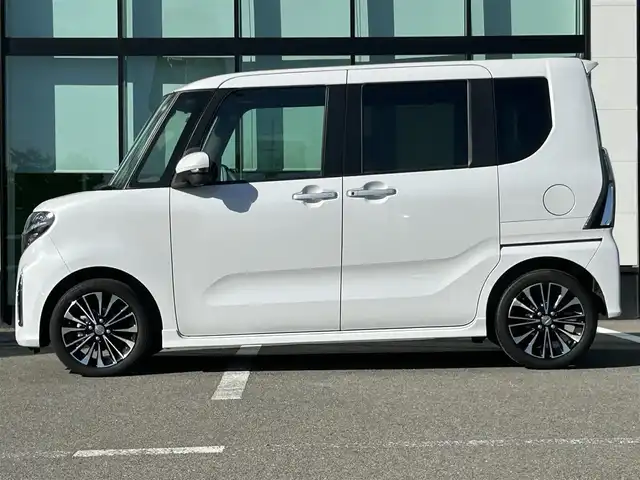 ダイハツ タント カスタム RS セレクション 和歌山県 2020(令2)年 2万km シャイニングホワイトパール 純正ナビ/フルセグTV/（AM/FM/CD/DVD/Bluetooth/USB）/全方位カメラ/衝突軽減ブレーキ/アダプティブクルーズコントロール/レーンキープ/スマートアシスト/横滑り防止機能/アイドリングストップ/オートライト/オートハイビーム/フォグランプ/LEDヘッドライト/シートヒーター/ビルトインETC/前後ドライブレコーダー/ハーフレザーシート/リアサンシェード