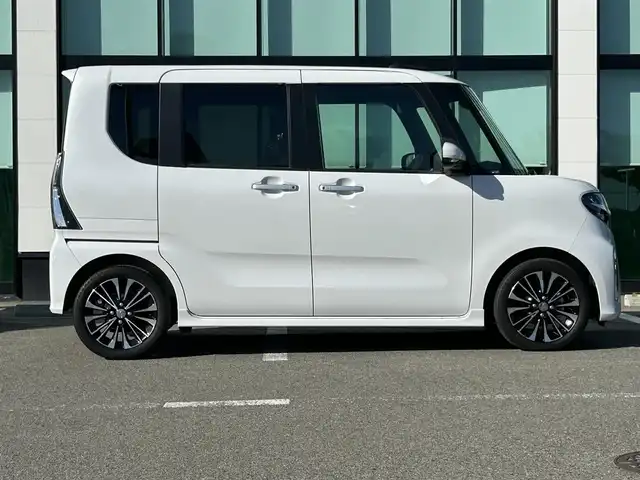 ダイハツ タント カスタム RS セレクション 和歌山県 2020(令2)年 2万km シャイニングホワイトパール 純正ナビ/フルセグTV/（AM/FM/CD/DVD/Bluetooth/USB）/全方位カメラ/衝突軽減ブレーキ/アダプティブクルーズコントロール/レーンキープ/スマートアシスト/横滑り防止機能/アイドリングストップ/オートライト/オートハイビーム/フォグランプ/LEDヘッドライト/シートヒーター/ビルトインETC/前後ドライブレコーダー/ハーフレザーシート/リアサンシェード