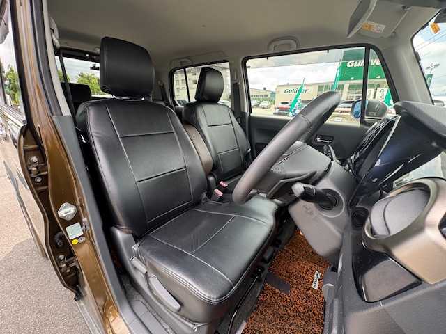 スズキ ハスラー Jスタイル Ⅲ ターボ 静岡県 2018(平30)年 4.5万km ブレイブカーキパール/スチールシルバー ●純正ナビ/(フルセグ/CD/DVD/Bluetooth)/(CN-RZ83)/●前席シートヒーター/●クルーズコントロール/●衝突被害軽減システム/●レーンキープアシスト/●オートライト/●革巻きステアリング/●ステアリングスイッチ/●ETC/●前後ドライブレコーダー/●電動格納ウィンカーミラー/●スマートキー/●プッシュスタート/●純正フロアマット/●純正１５インチアルミホイール/●ダブルSRS＋ABS