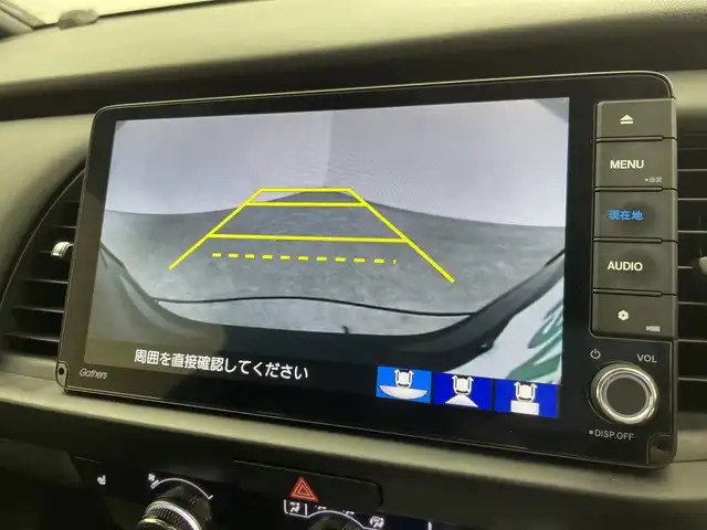 ホンダ フィット e:HEVリュクス 三重県 2021(令3)年 5.4万km プレミアムグラマラスブロンズP 禁煙車/純正9インチナビ/　フルセグTV/CD/DVD/Bluetooth/純正アルミホイール/前席シートヒーター/革巻きステアリング/スマートキー/レーダークルーズコントロール/衝突軽減ブレーキシステムシステム/AAC/ETC/前方ドラレコ/オートライト/プッシュスタート/純正LEDヘッドライト