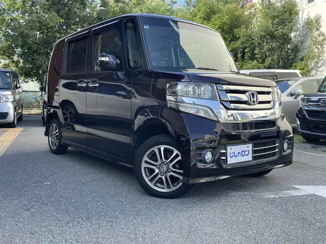 ホンダ Ｎ ＢＯＸ G Lパッケージ 兵庫県 2015(平27)年 6.1万km プレミアムベルベットパープル・パール (株)IDOMが運営する【じしゃロン西宮店】の自社ローン専用車両になります。こちらは現金またはオートローンご利用時の価格です。自社ローンご希望の方は別途その旨お申付け下さい/＊フルセグテレビ/＊純正ナビ/＊片側パワースライドドア/＊ETC/＊バックカメラ