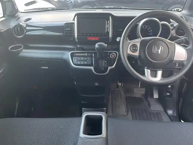 ホンダ Ｎ ＢＯＸ カスタム G Lパッケージ 兵庫県 2015(平27)年 6.1万km プレミアムベルベットパープル・パール (株)IDOMが運営する【じしゃロン西宮店】の自社ローン専用車両になります。こちらは現金またはオートローンご利用時の価格です。自社ローンご希望の方は別途その旨お申付け下さい/＊フルセグテレビ/＊純正ナビ/＊片側パワースライドドア/＊ETC/＊バックカメラ