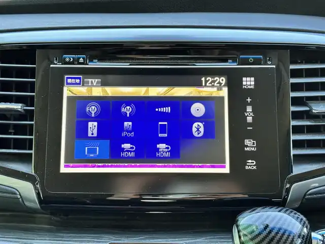 ホンダ オデッセイ ハイブリッド アブソルートセンシングEXパック 宮城県 2016(平28)年 13.1万km ホワイトオーキッドパール Hondaインターナビ＋リンクアップフリー＋ETC車載器（ナビ連動）/マルチビューカメラシステム＋スマートパーキングアシストシステ/＝＝＝/ホンダセンシング/●衝突軽減ブレーキ 〈CMBS〉/●歩行者事故低減ステアリング/●ACC 〈アダプティブ・クルーズ・コントロール〉/●LKAS 〈車線維持支援システム〉/●路外逸脱抑制機能/●誤発進抑制機能/●先行車発進お知らせ機能/●標識認識機能/ブラインドスポットインフォメーション/純正フリップダウンモニター/Hondaインターナビ/【CD/DVD/HDMI/SD/USB/IPOD】/AC100V/1500W/両側パワースライドドア/ハーフレザーシート/運転席パワーシート/WORK18インチアルミホイール/TEIN車高調/TEIN EDFC ACTIVE PRO/LEDヘッドライト/LEDフォグランプ/サンシェード/ステアリングスイッチ/ドアバイザー/純正フロアマット/保証書/取扱説明書/スペアキー/TVキット/純正サスペンション積込