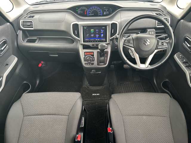 スズキ ソリオ HV MZ 神奈川県 2019(令1)年 4.9万km パープルＭ 純正ナビ/フルセグTV/CD/DVD/Bluetooth/全方位カメラ/追従式クルーズコントロール/両側パワースライドドア/ドラレコ前後/前席シートヒーター/パドルシフト/レーンキープアシスト/アイドリングストップ/オートマチックハイビーム/オートライト/後席サンシェード/純正フロアマット/純正アルミホイール/衝突被害軽減システム