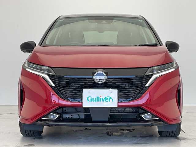 日産 オーラ G レザーエディション 愛知県 2023(令5)年 0.2万km ガーネットレッド/スーパーブラック 2トーン 純正9型ディズプレイオーディオナビ/プロパイロット/プレミアムサウンドBOSE/全方位カメラ/クルーズコントロール/シートヒーター/バックカメラ/コーナーセンサー/ETC2.0/純正アルミホイール/インテリジェントミラー/オートマチックハイビーム/ドライブレコーダー/衝突軽減システム/フルセグ/Bluetooth/ステアリングスイッチ/スマートキー/プッシュスタート