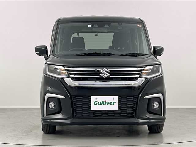 スズキ ソリオ HV MZ 福島県 2023(令5)年 2.2万km スーパーブラックパール ワンオナ/／禁煙車/／純正９型ナビ/／全周囲カメラ/／衝突軽減装置/／両側電動スライドドア/／レーダクルーズ/／ＨＵＤ/／前席シートヒーター/／ＥＴＣ／/フルセグ/／ドライブレコーダー/／オートライト/／オートエアコン