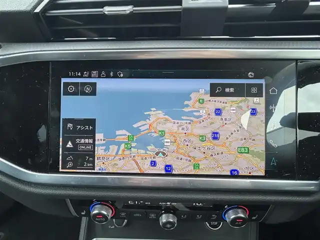 アウディ アウディ Ｑ３ 35TFSI アドバンスド 神奈川県 2022(令4)年 1.3万km ミトスブラックメタリック 純正メモリナビ/BT/B/S/Fカメラ/アダプティブドライブアシスト/アダプティブクルーズコントロール/ドライバーアシストシステム/速度警報/接近警報/レーン逸脱警報/コーナーセンサー/エレクトロニックスタビリティコントロール/アウディプレセンス/前後ドラレコ/ETC2.0/D.N席パワーシート/D.N席シートヒーター/センサー制御式テールゲート/サイド/Wエアバッグ/MTモード付AT/革ハンドル/オートライト/オートマチックハイビーム/アイドリングストップ/ABS/パドルシフト/オールウェザーライト/リヤフォグランプ/ドアミラーヒーター/オールオートパワーウィンドウ/集中ドア/スマートキー