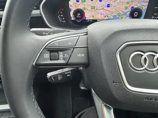 アウディ アウディ Ｑ３ 35TFSI アドバンスド 神奈川県 2022(令4)年 1.3万km ミトスブラックメタリック 純正メモリナビ/BT/B/S/Fカメラ/アダプティブドライブアシスト/アダプティブクルーズコントロール/ドライバーアシストシステム/速度警報/接近警報/レーン逸脱警報/コーナーセンサー/エレクトロニックスタビリティコントロール/アウディプレセンス/前後ドラレコ/ETC2.0/D.N席パワーシート/D.N席シートヒーター/センサー制御式テールゲート/サイド/Wエアバッグ/MTモード付AT/革ハンドル/オートライト/オートマチックハイビーム/アイドリングストップ/ABS/パドルシフト/オールウェザーライト/リヤフォグランプ/ドアミラーヒーター/オールオートパワーウィンドウ/集中ドア/スマートキー