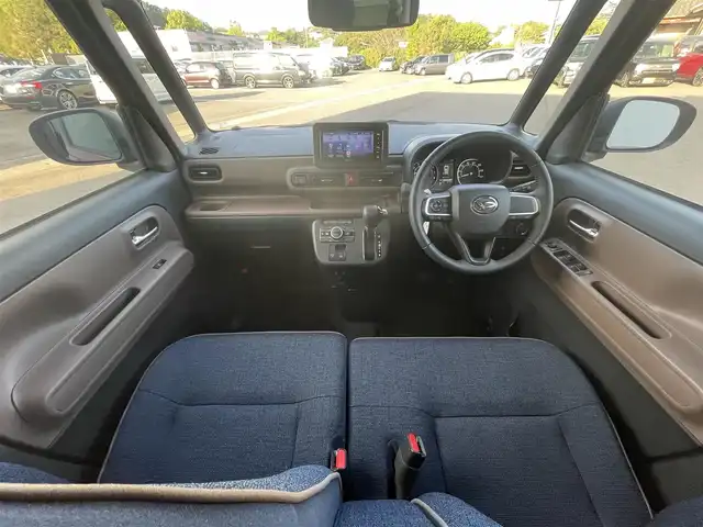 ダイハツ ムーヴ キャンバス セオリー G 愛媛県 2022(令4)年 0.5万km ファイアークォーツレッドM KENWOODナビ　/CD/DVD/フルセグＴＶ/バックカメラ　/両側パワースライドドア　/Ｄ／Ｎ席シートヒーター　/衝突被害軽減装置　/車線逸脱防止装置　/ＬＥＤヘッドライト　/ステアリングスイッチ　/電動パーキングブレーキ　/前後コーナーセンサー/フォグランプ/電格ミラー/純正ホイールキャップ/現状サマー(鉄)(155/65/R14)