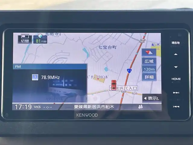 ダイハツ ムーヴ キャンバス セオリー G 愛媛県 2022(令4)年 0.5万km ファイアークォーツレッドM KENWOODナビ　/CD/DVD/フルセグＴＶ/バックカメラ　/両側パワースライドドア　/Ｄ／Ｎ席シートヒーター　/衝突被害軽減装置　/車線逸脱防止装置　/ＬＥＤヘッドライト　/ステアリングスイッチ　/電動パーキングブレーキ　/前後コーナーセンサー/フォグランプ/電格ミラー/純正ホイールキャップ/現状サマー(鉄)(155/65/R14)