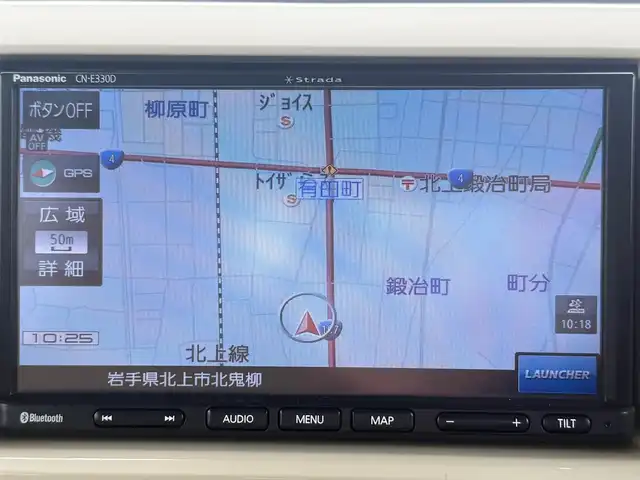 スズキ ラパン G 岩手県 2012(平24)年 8.8万km アロマティックアクアメタリック 社外SDナビ/　　CD/BT/TV/スマートキー/ETC