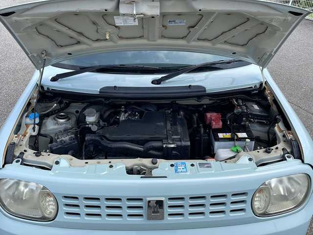 スズキ ラパン G 富山県 2012(平24)年 8.8万km アロマティックアクアメタリック Ｓｔｒａｄａナビ/Ｂｌｕｅｔｏｏｔｈ・CD/ワンセグＴＶ/社外フロアマット/ＥＴＣ/プッシュスタート/スマートキー/ハロゲンヘッドライト/ドアバイザー/パワーウィンドウ
