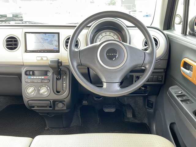 スズキ ラパン G 富山県 2012(平24)年 8.8万km アロマティックアクアメタリック Ｓｔｒａｄａナビ/Ｂｌｕｅｔｏｏｔｈ・CD/ワンセグＴＶ/社外フロアマット/ＥＴＣ/プッシュスタート/スマートキー/ハロゲンヘッドライト/ドアバイザー/パワーウィンドウ