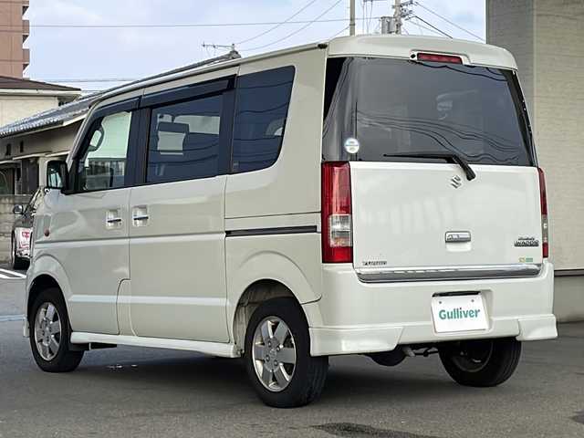 スズキ エブリィ ワゴン PZターボ 愛媛県 2009(平21)年 8.8万km パールホワイト 社外ナビ/フルセグＴＶ/ＥＴＣ/片側パワースライドドア/リモコンキー/フロアマット