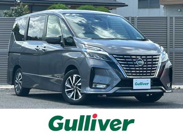 日産 セレナ ハイウェイスター V 千葉県 2020(令2)年 1.8万km ダークメタルグレー 純正ナビ/ETC/前方ドライブレコーダー/インテリジェントアラウンドビューモニター/バック/サイドカメラ/両側パワースライドドア/クルーズコントロール/横滑り防止装置/衝突被害軽減システム/車線逸脱警報/車線逸脱防止支援/後側方車両検知警報/後側方衝突防止支援/オートハイビーム/電動格納ウインカーミラー/ブラインドスポットモニター/プッシュスタート/スマートキー/LEDヘッドライト/W/サイド/カーテンエアバッグ/純正フロアマット/純正16インチアルミホイール/取扱説明書