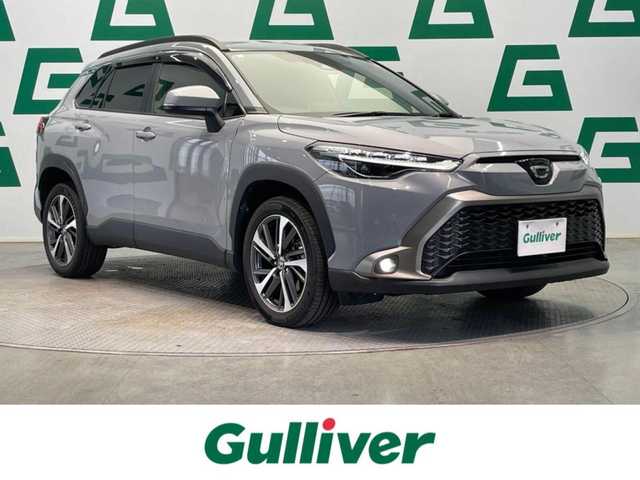 トヨタ カローラ クロス ハイブリッド Z 鹿児島県 2024(令6)年 2.8万km セメントグレーメタリック 純正10.5インチディスプレイオーディオPlus/フルセグTV/BT/AppleCarPlay/AndroidAuto/バックカメラ/トヨタセーフティセンス/プロアクティブドライビングアシスト/パーキングサポートブレーキ/12.3インチTFTカラーマルチインフォメーションディスプレイ/ハーフレザーシート/前席シートヒーター/運転席パワーシート/パワーバックドア/LEDヘッドライト/純正18インチアルミホイール/純正フロアマット/ドアバイザー