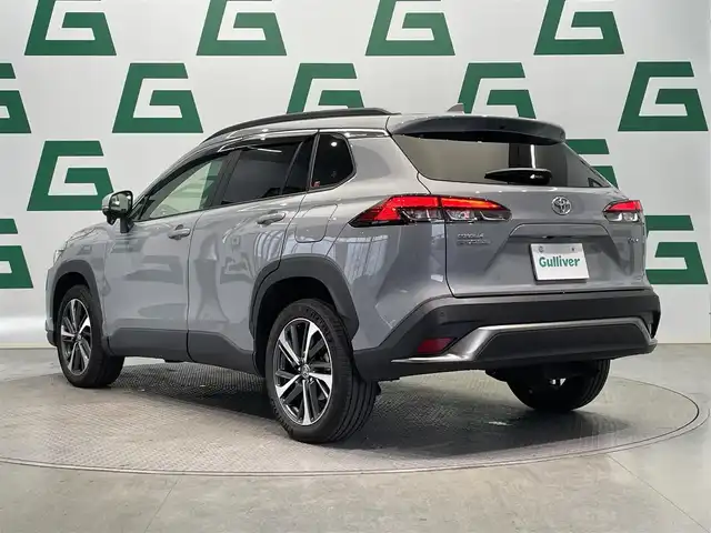 トヨタ カローラ クロス ハイブリッド Z 鹿児島県 2024(令6)年 2.8万km セメントグレーメタリック 純正10.5インチディスプレイオーディオPlus/フルセグTV/BT/AppleCarPlay/AndroidAuto/バックカメラ/トヨタセーフティセンス/プロアクティブドライビングアシスト/パーキングサポートブレーキ/12.3インチTFTカラーマルチインフォメーションディスプレイ/ハーフレザーシート/前席シートヒーター/運転席パワーシート/パワーバックドア/LEDヘッドライト/純正18インチアルミホイール/純正フロアマット/ドアバイザー