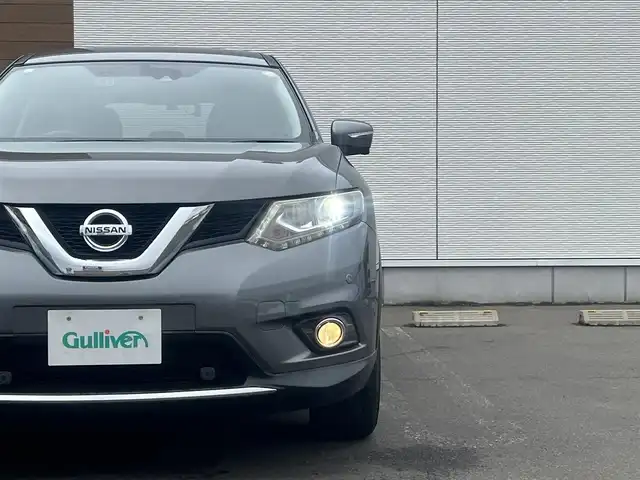 日産 エクストレイル 20Xtt エマージェンシーブレーキ 秋田県 2017(平29)年 5万km ダークメタルグレー ４WD/衝突軽減システム/LEDヘッドライト/純正SDナビ（DVD/CD/BT）/フルセグ/アラウンドビューモニター/日産純正１８インチアルミ（夏タイヤ装着）/スマートキー/アイドリングストップ/プッシュスタート/クルーズコントロール追従走なし/レーンキープアシスト/コーナーセンサー/ダウンヒルアシストコントロール/ブラインドスポットモニター/ステアリングスイッチ/前席シートヒーター/ビルトインETC/ドライブレコーダー/電動リアゲート/センターデフロック/純正フロアマット/オートライト/オートエアコン/パワーステアリング/パワーウィンドウ/横滑り防止/盗難防止装置/寒冷地仕様/電動格納ウィンカーミラー/保証書/取扱説明書/記録簿/スペアキー×１