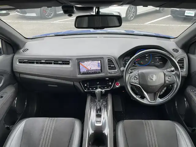 ホンダ ヴェゼル RS ホンダセンシング 長崎県 2020(令2)年 8.3万km プレミアムクリスタルブルークリスタル ワンオーナー/社外SDナビ/CD/DVD/BT/HDMI/フルセグTV/バックカメラ/ハーフレザーシート/前席シートヒーター/ホンダセンシング/レーンキープアシスト/レーダークルーズコントロール/ステアリングスイッチ/パドルシフト/LEDヘッドライト/360度ドライブレコーダー/ビルトインETC