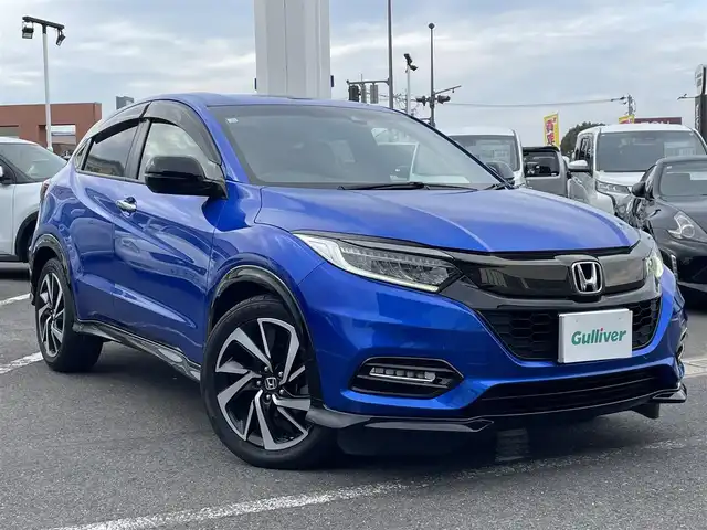 ホンダ ヴェゼル RS ホンダセンシング 長崎県 2020(令2)年 8.3万km プレミアムクリスタルブルークリスタル ワンオーナー/社外SDナビ/CD/DVD/BT/HDMI/フルセグTV/バックカメラ/ハーフレザーシート/前席シートヒーター/ホンダセンシング/レーンキープアシスト/レーダークルーズコントロール/ステアリングスイッチ/パドルシフト/LEDヘッドライト/360度ドライブレコーダー/ビルトインETC