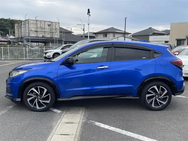 ホンダ ヴェゼル RS ホンダセンシング 長崎県 2020(令2)年 8.3万km プレミアムクリスタルブルークリスタル ワンオーナー/社外SDナビ/CD/DVD/BT/HDMI/フルセグTV/バックカメラ/ハーフレザーシート/前席シートヒーター/ホンダセンシング/レーンキープアシスト/レーダークルーズコントロール/ステアリングスイッチ/パドルシフト/LEDヘッドライト/360度ドライブレコーダー/ビルトインETC
