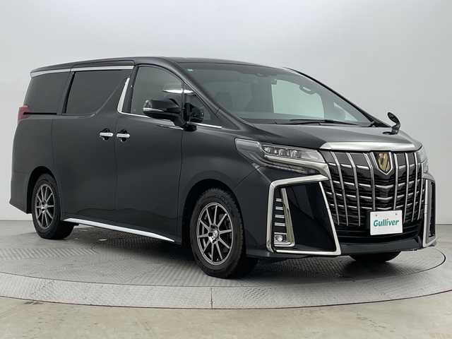 トヨタ アルファード S タイプゴールド 新潟県 2020(令2)年 2.1万km ブラック 純正ナビ/　　フルセグ/CD/DVD/BT/バックカメラ/両側パワースライドドア/パワーバックドア/レーダークルーズコントロール/3眼LEDヘッドライト/オートハイビーム/ステアリングスイッチ/CD・DVDデッキ/純正アルミホイール付サマータイヤ車載/スマートキー