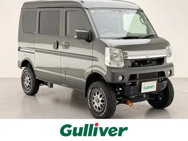 スズキ エブリイ JOIN 兵庫県 2022(令4)年 2.4万km クールカーキPM 社外メモリナビ(CD/DVD/SD/Bluetooth/フルセグ)/・CN-FIX10HD/バックカメラ/Pivot3D-drivePRO/ミラー型ドライブレコーダー/リフトアップ(4インチ)ブロック/社外前後バンパー/社外テールランプ/社外14インチアルミホイール/社外フロアマット/シートカバー/ETC/HID/フォグライト/電格ミラー/クリアランスソナー/リモコンキー