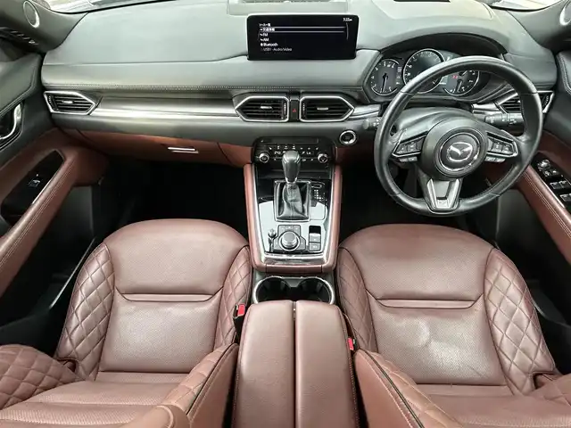 マツダ ＣＸ－８ XD エクスクルーシブモード 兵庫県 2022(令4)年 4.9万km プラチナクォーツメタリック ワンオーナー/純正ディスプレイオーディオ/Bluetooth/全方位カメラ/BOSEサウンド/サンルーフ/ヘッドアップディスプレイ/クルーズコントロール/全席シートヒーター/前席エアシート/メモリー付きパワーシート/ステアリングヒーター/ETC/電動リアゲート/前後コーナーセンサー/純正フロアマット/19インチ純正アルミホイール/スペアキー