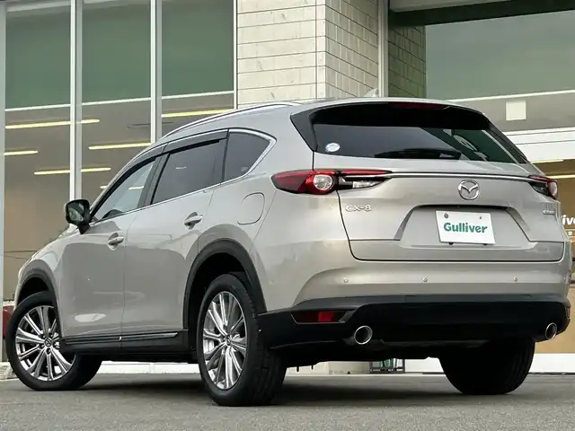 マツダ ＣＸ－８ XD エクスクルーシブモード 兵庫県 2022(令4)年 4.9万km プラチナクォーツメタリック ワンオーナー/純正ディスプレイオーディオ/Bluetooth/全方位カメラ/BOSEサウンド/サンルーフ/ヘッドアップディスプレイ/クルーズコントロール/全席シートヒーター/前席エアシート/メモリー付きパワーシート/ステアリングヒーター/ETC/電動リアゲート/前後コーナーセンサー/純正フロアマット/19インチ純正アルミホイール/スペアキー