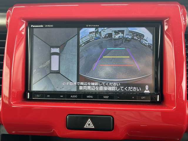 スズキ ハスラー Jスタイル Ⅲ ターボ 新潟県 2018(平30)年 2.5万km フェニックスレッドパール/スチールシルバー2トーン ワンオーナー/４WD/DN席シートヒーター/クルーズコントロール/前後ドライブレコーダー/全方位カメラ/フルセグテレビ/純正フロアマット/横滑り防止システム/レーンキープアシスト/衝突軽減システム/プッシュスタート/ETC